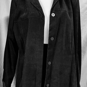 Worthington ladies suit faux suede (skirt and jacket set)